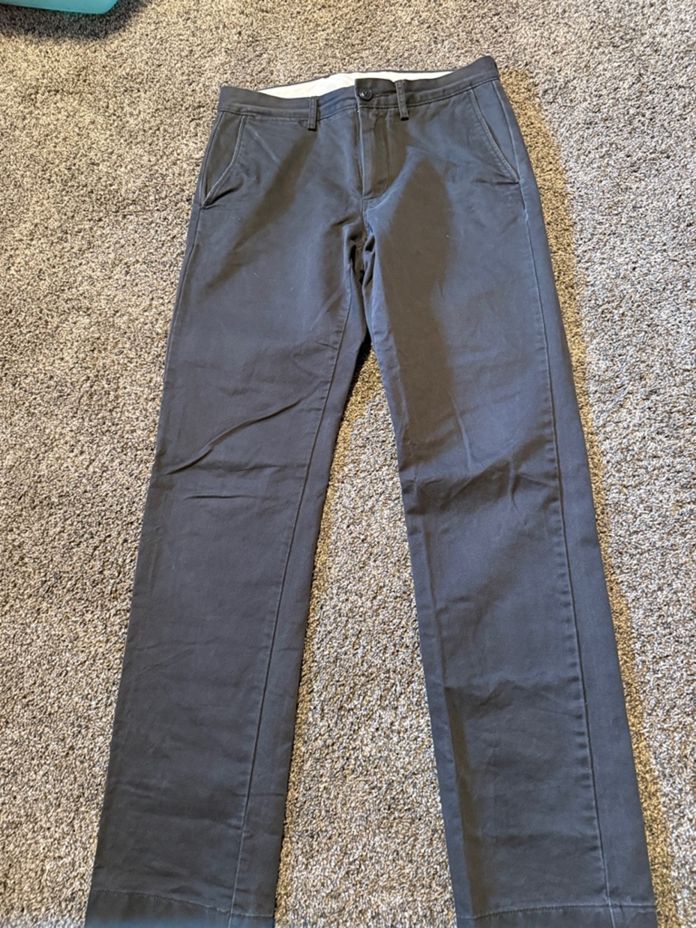 J. Crew Men's charcoal gray Chinos